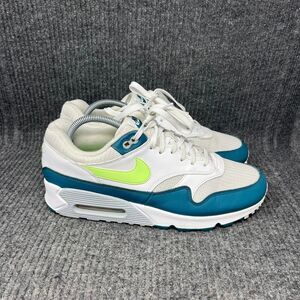 Nike Air Max 90/1 Spruce Lime White Green Athletic Shoes Mens 10.5 AJ7695-103